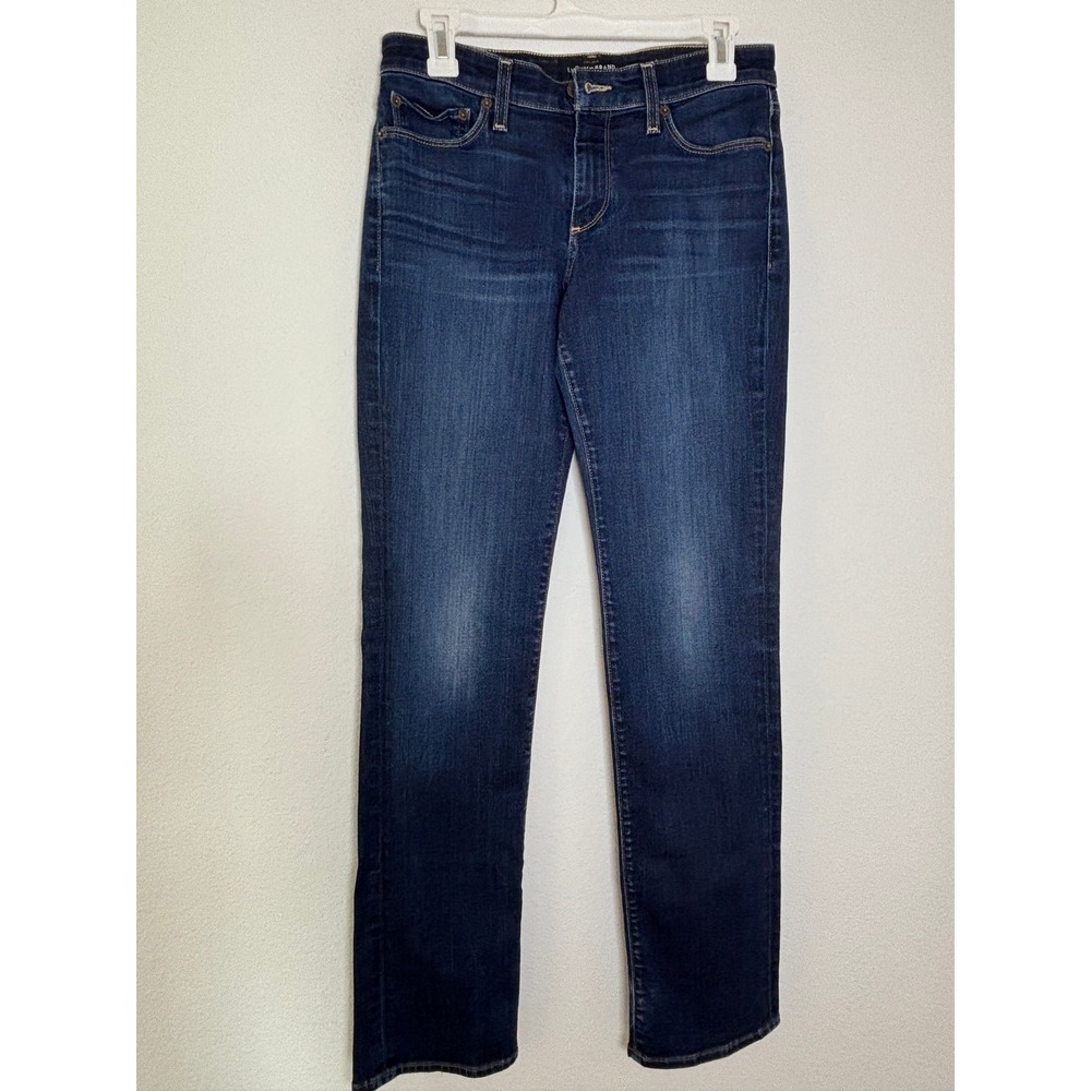 Lucky Brand Sweet Straight Jeans Dark Wash Denim Size 6 28 Regular Womens